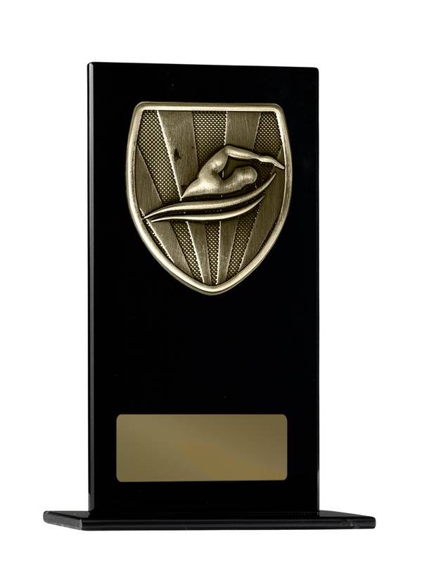 Swimming Glass Trophy 200mm