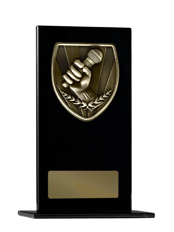 Debate/Public Speaking Glass Trophy 200mm