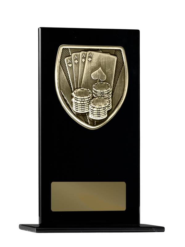 Poker Glass Trophy 200mm