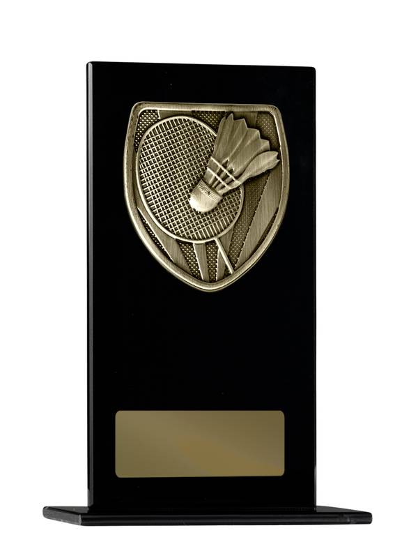 Badminton Glass Trophy 200mm