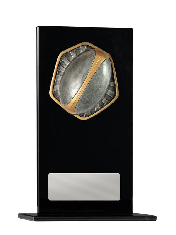 Rugby Glass Trophy 200mm