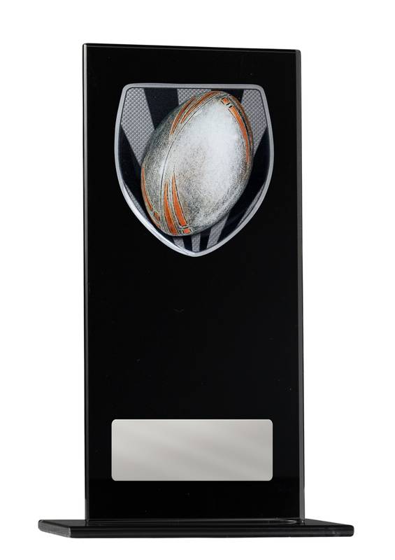 Rugby Glass Trophy 200mm