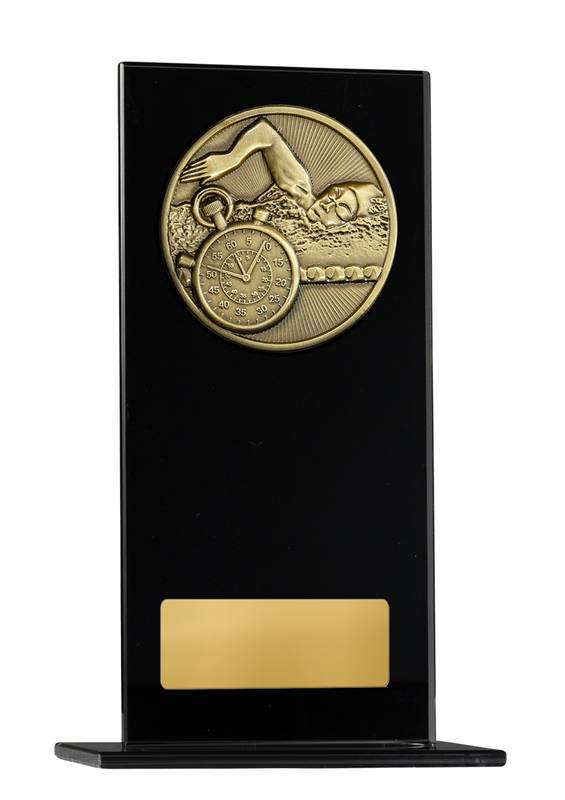Swimming Glass Trophy 180mm